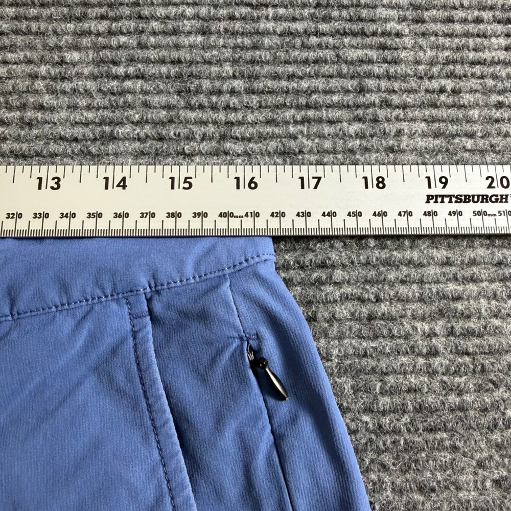 Bonobos Mens Lightweight Performance Shorts Blue Size 32 8 Inch Inseam Zipper - Picture 8 of 9